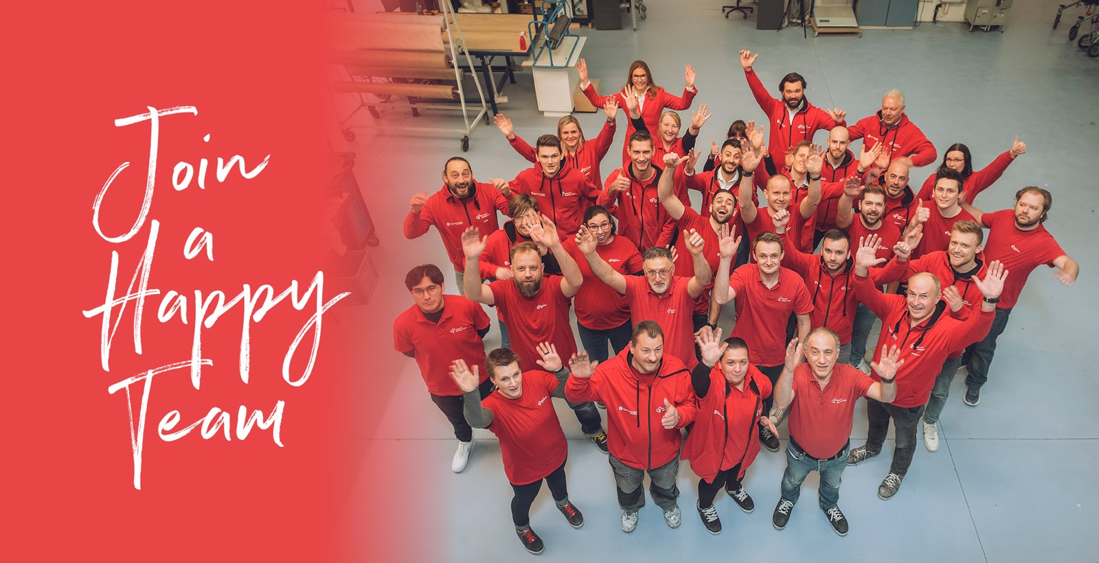Join the happy team
